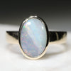 10k Gold Solid Queensland Boulder Opal Ring