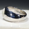 Natural Australian White Opal Mens Silver Ring -Size 11 Code-SM96