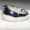 Silver Opal Ring Side View