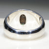 Natural Boulder Opal Mens Silver Ring -Size 8.5 Code-SM92