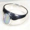 Natural Boulder Opal Mens Silver Ring -Size 12.5 Code-SM102