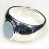 Natural Australian  Opal Mens Silver Ring -Size 11 Code-SM103