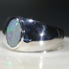 Solid Lightning Ridge Opal- Sterling Silver