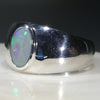 Natural Australian  Opal Mens Silver Ring -Size 13 Code-SM104