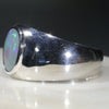 Natural Australian  Opal Mens Silver Ring -Size 13 Code-SM104