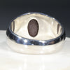 Natural Boulder Opal Mens Silver Ring -Size 12 Code-SM101