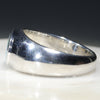 Natural Boulder Opal Mens Silver Ring -Size 8.5 Code-SM97