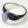 Natural Australian  Opal Mens Silver Ring -Size 13 Code-SM104