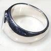Natural Australian  Opal Mens Silver Ring -Size 13 Code-SM104