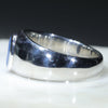 Natural Boulder Opal Mens Silver Ring -Size 9.5 Code-SM95