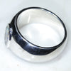 Natural Boulder Opal Mens Silver Ring -Size 9.75 Code-SM105
