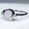 Solid Boulder Opal- Sterling Silver