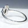 Silver Opal Ring Semi Side View