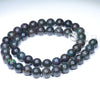 Sandstone Opal Matrix 18" Long, Round Beaded Necklace Code-NO416