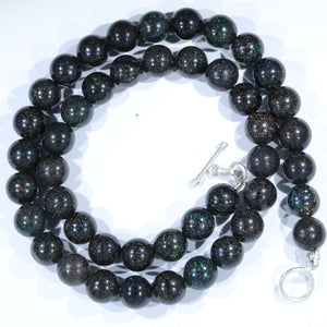 Natural Sandstone Matrix (fairy opal) Bead Necklace
