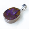 Australian Boulder Opal Silver Pendant with Silver Chain Code-SD78