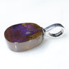 Solid Boulder Opal- Sterling Silver Pendant Loop