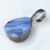 Solid Boulder Opal- Sterling Silver Pendant Loop
