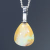 Natural Australian Boulder Opal Silver Pendant