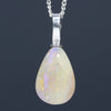 Natural Australian Boulder Opal Silver Pendant