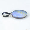 Australian Boulder Opal Silver Pendant with Silver Chain (11mm x 7mm) Code-SD105