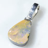 Solid Boulder Opal- Sterling Silver