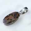 Solid Boulder Opal- Sterling Silver
