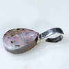 Solid Boulder Opal - Sterling Silver