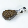 Australian Boulder Opal Silver Pendant with Silver Chain (10mm x 8mm) Code-SD77