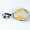 Australian Boulder Opal Silver Pendant with Silver Chain (10mm x 9mm) Code-SD69