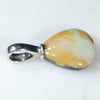 Australian Boulder Opal Silver Pendant with Silver Chain (10mm x 9mm) Code-SD69