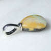 Australian Boulder Opal Silver Pendant with Silver Chain (10mm x 9mm) Code-SD69