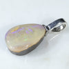 Solid Boulder Opal- Sterling Silver