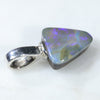 Australian Boulder Opal Silver Pendant with Silver Chain (9mm x 7.5mm) Code-SD76