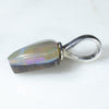 Australian Boulder Opal Silver Pendant with Silver Chain (9mm x 7.5mm) Code-SD76