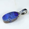 Solid Boulder Opal- Sterling Silver