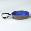 Silver Solid Opal pendant Side View