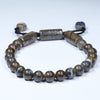 Natural Boulder Opal Adjustable Bracelet