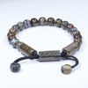 Natural Australian Queensland Boulder Opal Adjustable Bracelet