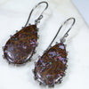 Beautiful and Unique Matrix Opal Earrings