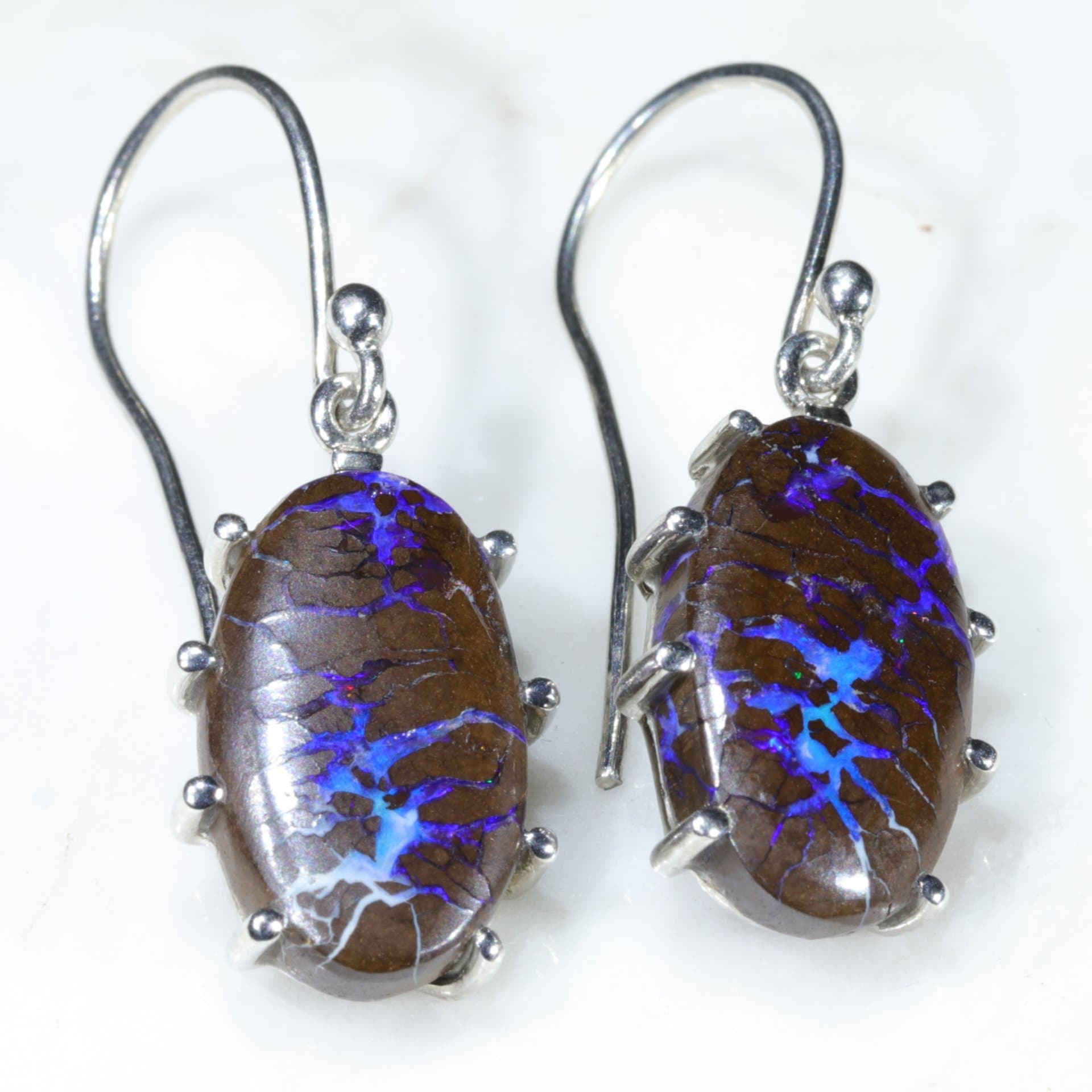 Opale Boulder Naturelle D'Australie 3.74 Ct - Design Matrix - Non Chauffée