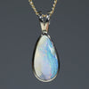 10k Gold Natural Boulder Opal Pendant
