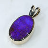 10k Gold- Natural Solid Boulder Opal