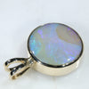 Natural Australian Boulder Opal Gold Pendant Code -GPA185