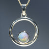 Beautiful Queensland Boulder Opal 10k Gold Pendant
