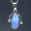 Blue Opal Gold Pendant