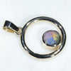 Natural Australian Boulder Opal Gold Pendant Code -GPA176