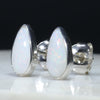 Sterling Silver- Natural White Opal