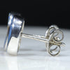 Australian Boulder Opal  Silver Stud Earring (9mm x 6mm) Code - SE339