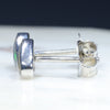 Australian Boulder Opal  Silver Stud Earring Code - SE320